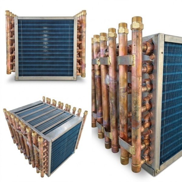 Finned Condenser-evaporator, Central Air Conditioning Heat Exchanger