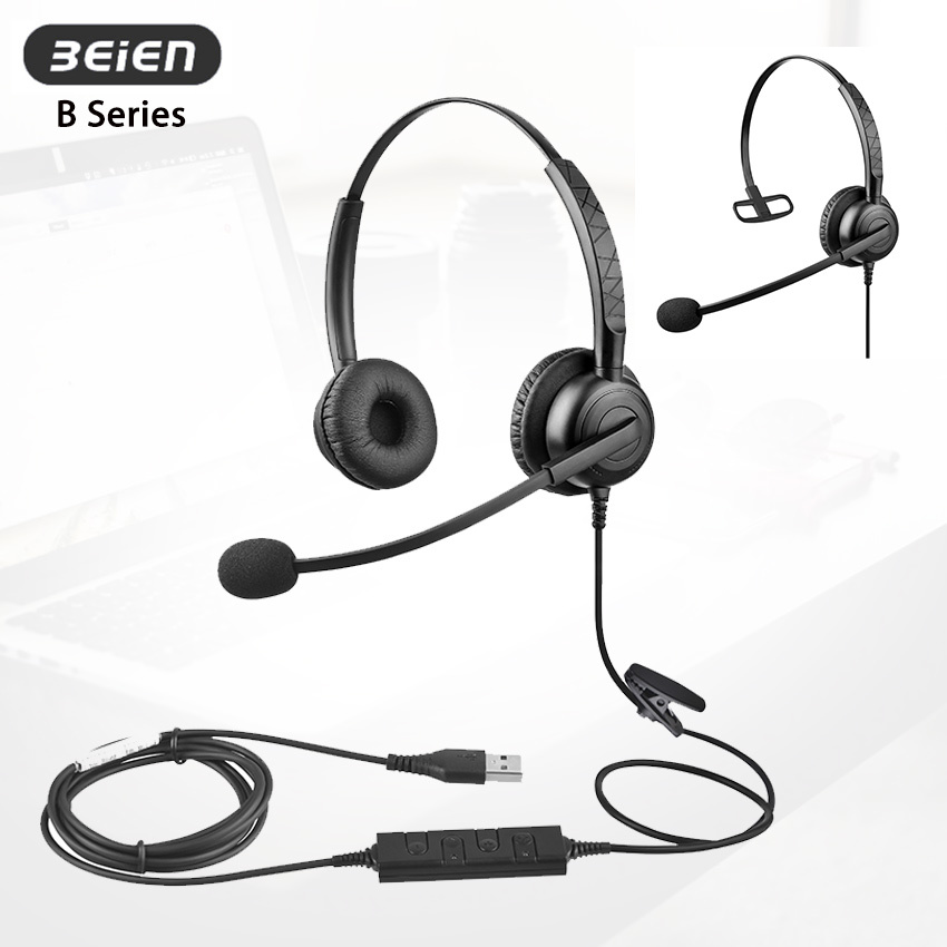 B Series Good Cheap Computer Headset With Mic