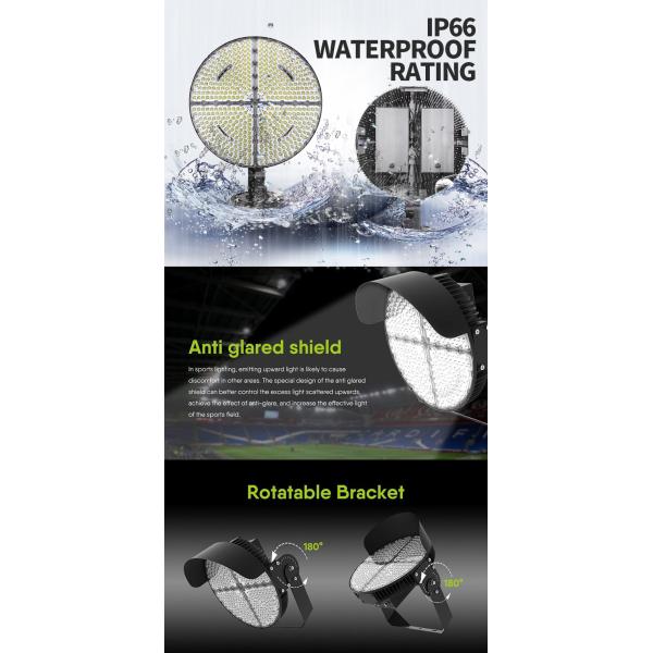 3years Warranty 1000w Led High Mast Lights Outdoor Led Light For Basketball Court
