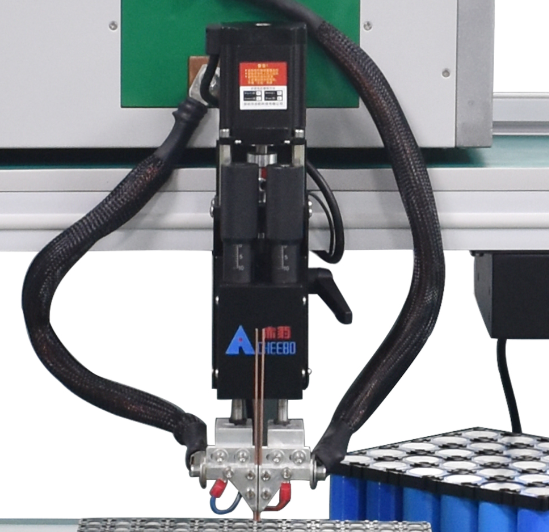 Transistor Electric Precision Cylindrical Lithium Battery Pack Spot Welding Machine Gantry Foot Type