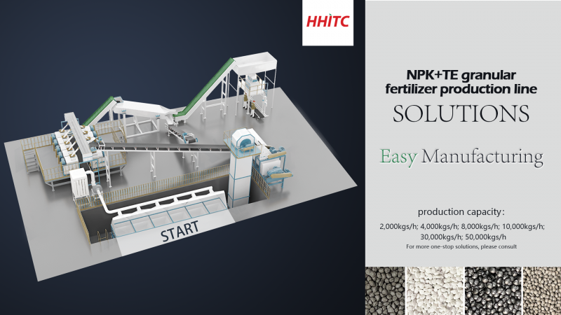 OEM Organic Compost Fertilizer Making Machine for Granules Manufacturing