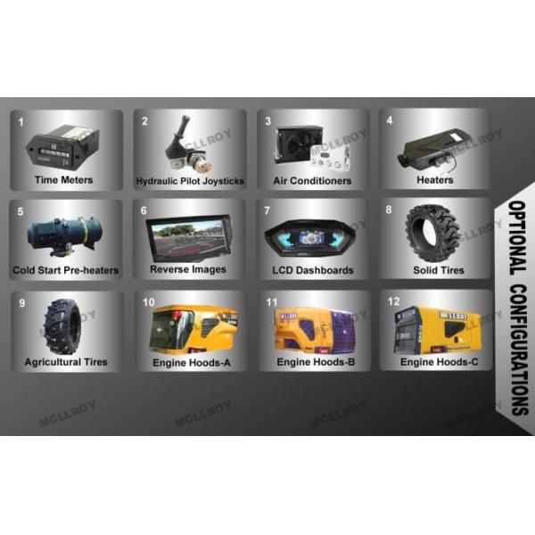 Rate Load 2.5 Ton Small Front End Wheel Loader Mechanical Joystick