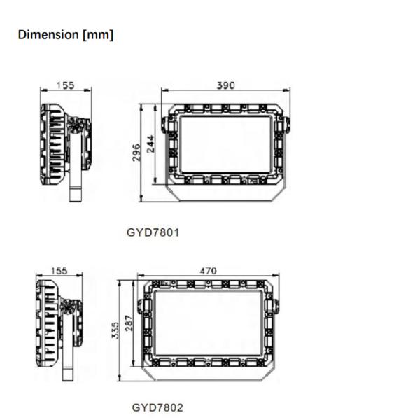 Explosive Proof Light Emitting Diode Flood Light Advanced Technology for Industrial Lighting