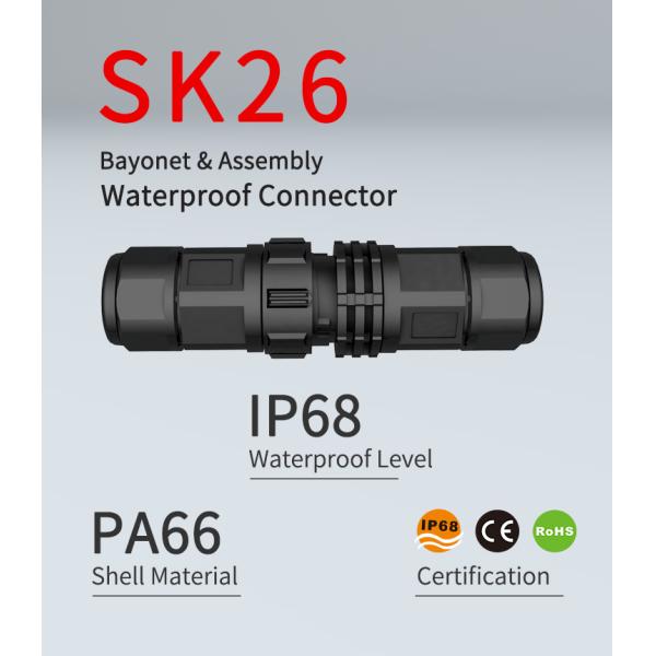 Quick Lock M26 600V 23.6mm Circular Pin Connector