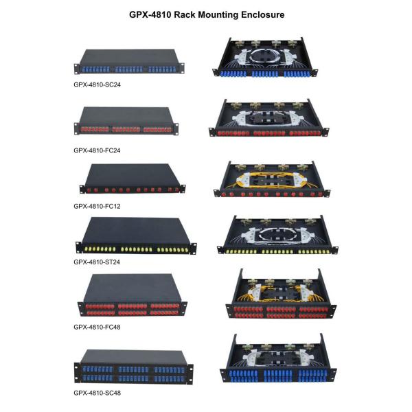 Convenient Network Distribution Box 12 / 24 / 48 Max Capacity Splice