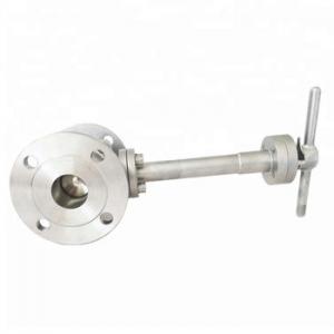 Buy cheap Carbon Steel DN100 Cryogenic Flanged Ball Valve For Liquid Oxygen / Hydrogen product