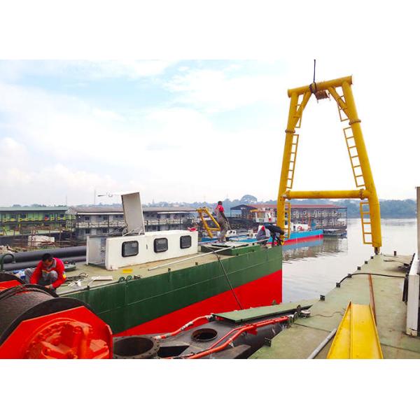 Deck Crane Easy Pump Maintenance Cutterhead Suction Dredge