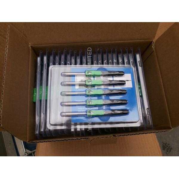 FTTH SC FC LC ST Fast Field Installable Connector, Fusion Splice-on Connector SC / APC
