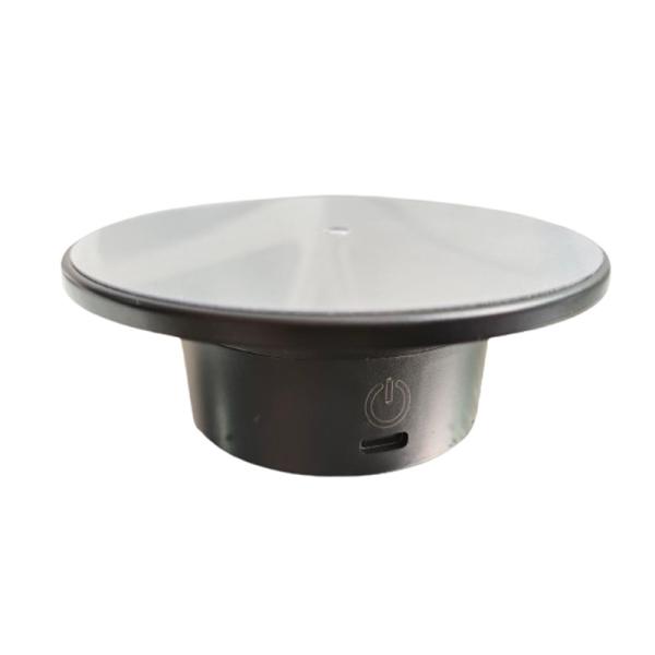 Small Led Lighted Turntable Display Stand 10.9cm Customizable For Store