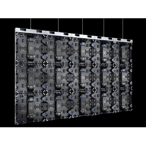 High Brightness Seamless P4.8 Full Color Rental LED Display 576x576mm Aluminum Cabinet