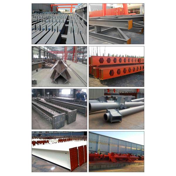 Prefab Steel Structure Warehouse Building with H-Section Beams