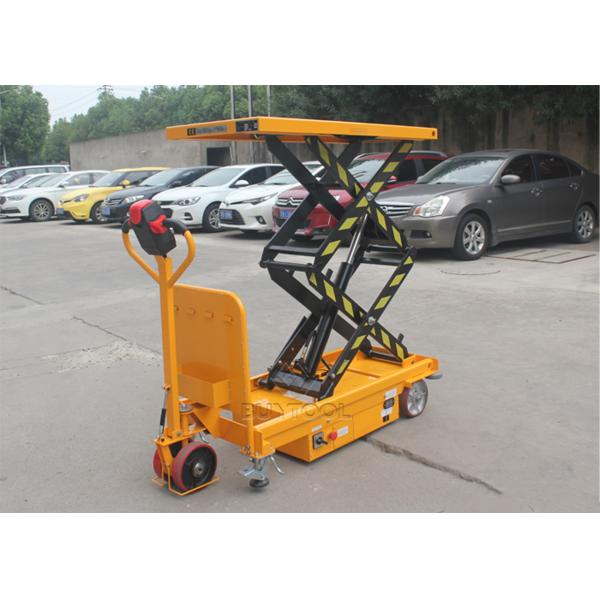 40.2"X24" Mobile Lift Tables Hydraulic Mobile Scissor Lift Table With Large Platform