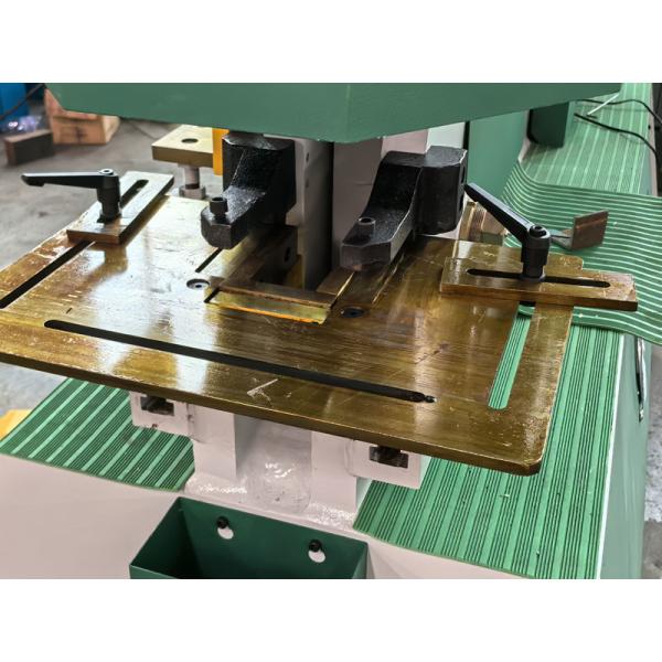 High Accuracy Q35Y-20 Hydraulic Ironworker Machine 100 Ton Multifuction Punch Shear Notch Bend Pipe Cut Machine
