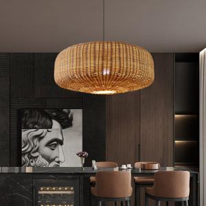 Buy cheap Rattan Lamp Chinese Handmade Pendant Lights Retro Lamp for Dining Room Restaurant Hanging Lamp(WH-WP-52) product