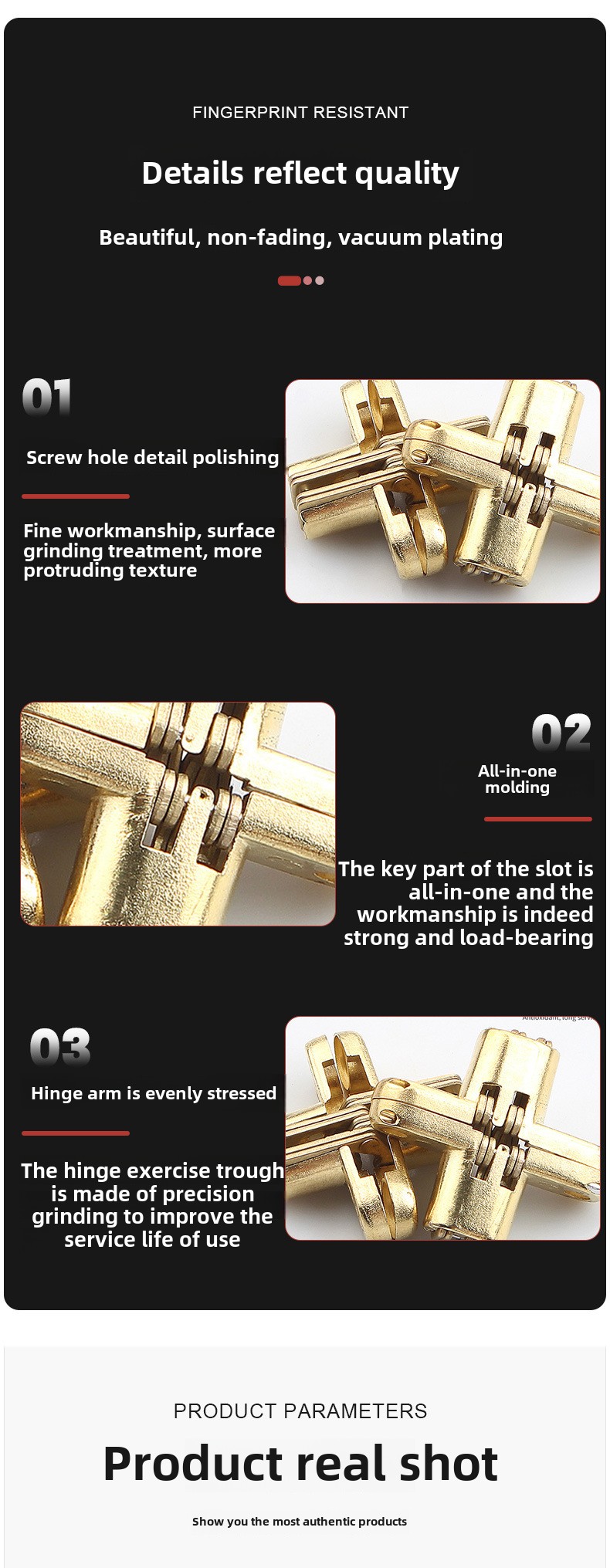 Factory Direct Concealed Aluminium Hidden Door Hinge 180 Automatic Closing Three-Dimensional Adjustable Soft Close 4-Hole Door