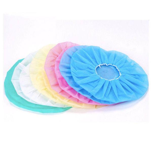 Nonwoven Disposable Bouffant Caps Environmental Friendly For Beauty Industry