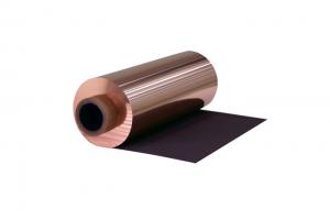 Buy cheap 35um FCCL Copper Sheet Roll , 1oz Thickness 300mm Width Copper Foil Sheet product