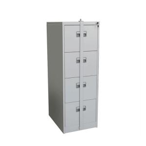 Buy cheap Office Document Lockable Metal 4 Drawer Filing Cabinet with Locking Bar product