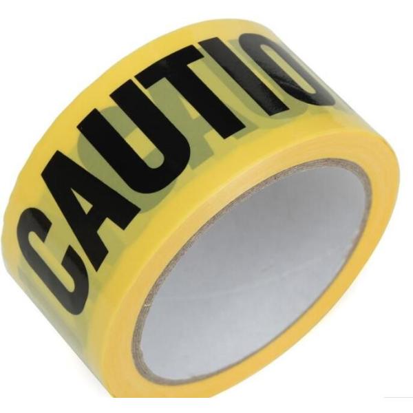 Yellow PE Warning Tape(Barrier Caution Tape),Red DANGER Tape Caution Tape Roll 3-Inch Non-Adhesive Sharp Red Color Warni