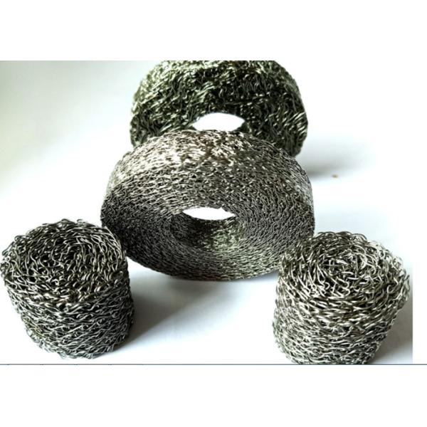 Compressed Knitted Wire Mesh Gasket Dia.50mm AISI 316L For Auto Engine Noise