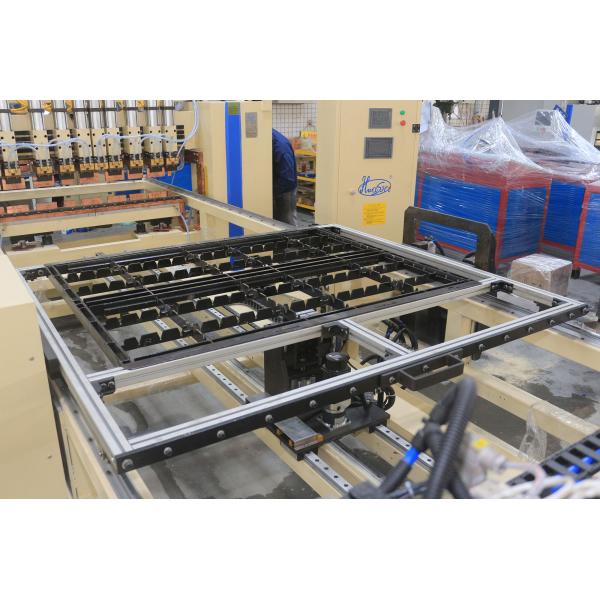 Automatic Wire Mesh Shelf Wire Welding Machine , Koltuk Tel Ve Profil Kaynak Makine