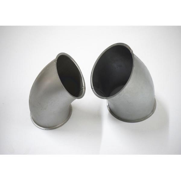 100-90 Galvanized Metal Hot Pressed Pipe Bend In Ventilation System Cricle Shape Head