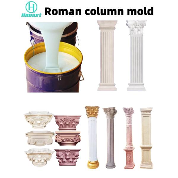 RTV2 Liquid Silicone Rubber Room Temperature Vulcanizing Cement Concrete Statue