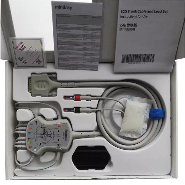 Original Mindray R12 Ecg Lead Cable 12 Lead Banana TPU EC6408 040-001642-00