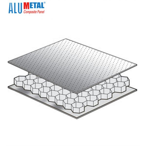 PVDF 4mm Aluminium Plastic Honeycomb Composite Panels Soundproof 5052 1570mm