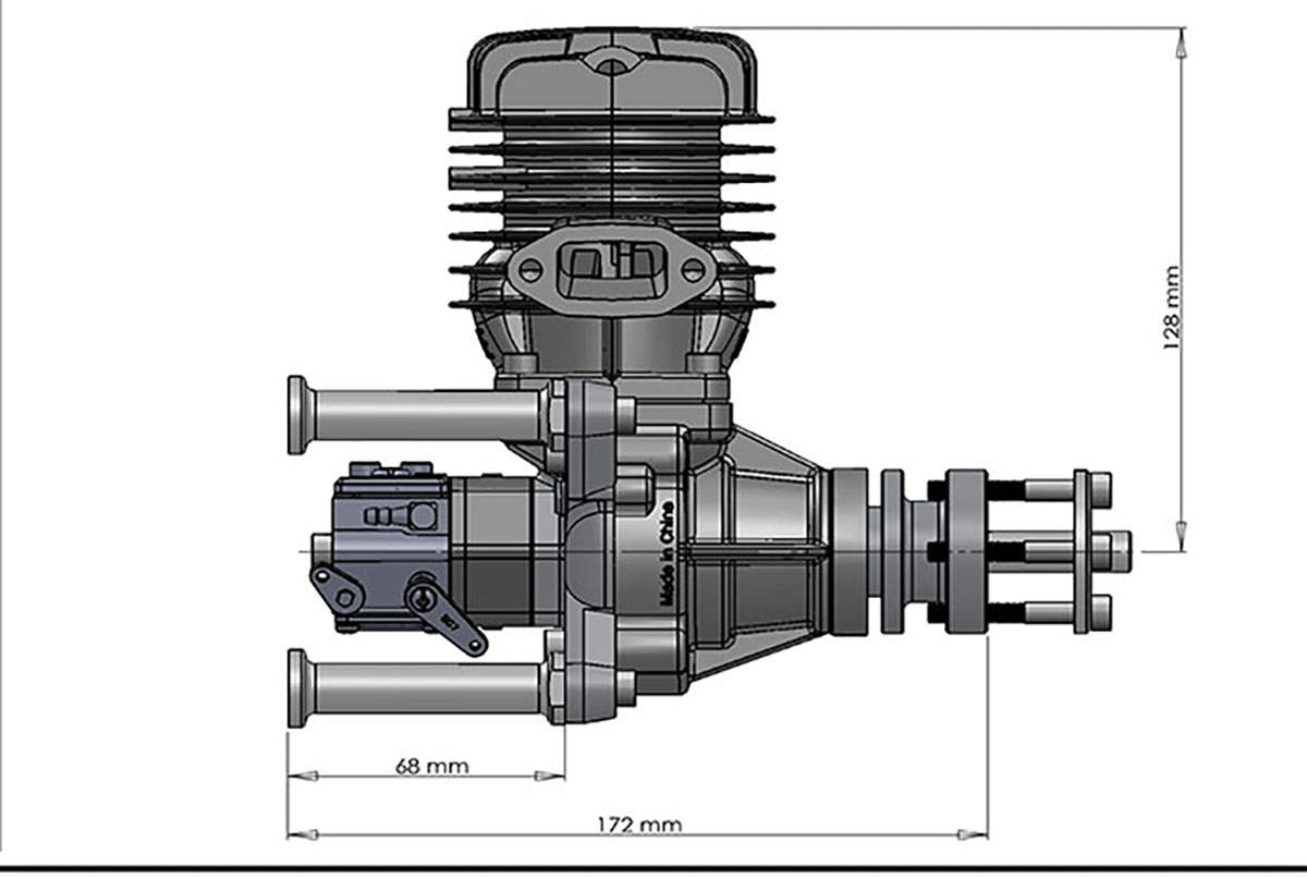 Dle 55 Cc Original Gas Engine For Rc Airplane Model Hot Sell,,,- Fixed Wing