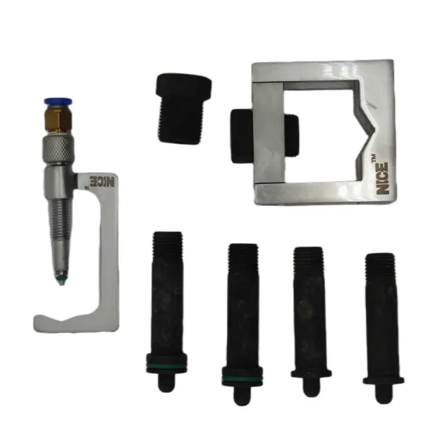 Universal Diesel Common Rail Injector Clamp Fuel Nozzle Oil Inlet Connector Adapter Repair Tool