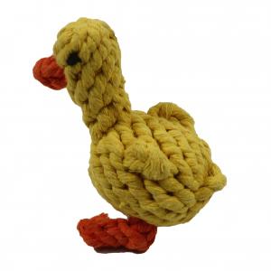 China Indestructible Dog Toys For Aggressive Chewers Rope Flying Duck Squeaky Interactive 14cm on sale