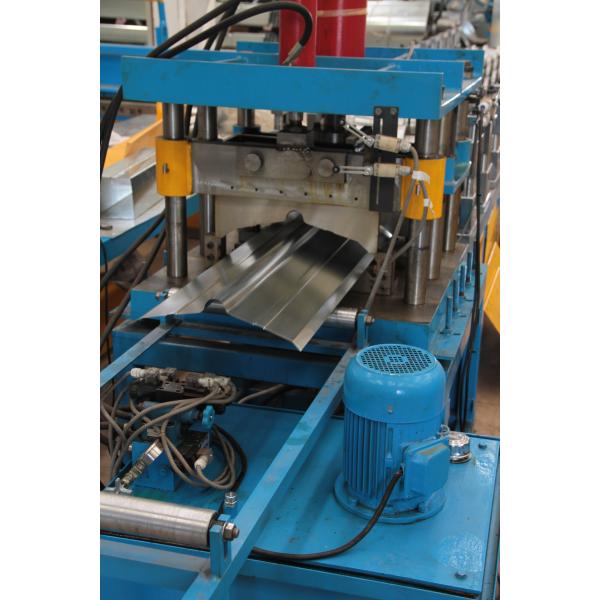 0.3-0.8mm Pre-painted Steel Ridge Capping Roof Panel Roll Forming Machine High Speed 5-10m/min