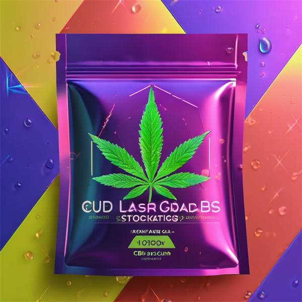 Soft Touch Weed Packaging Bag Flat Pouch With Custom Printing And Laminated Plastic