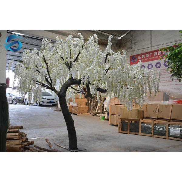 Elegant Artificial White Wisteria Tree GSWT09 Blossot Type No Watering