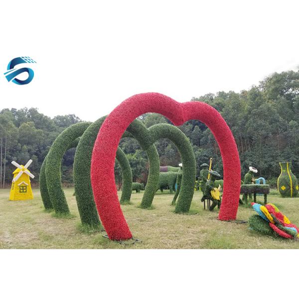 Home Garden Decorative Topiary Trees , Love Word Artificial Topiary Plants