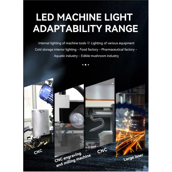 Customizable Length IP68 LED Machine Work Light with 70000H Lifespan for Industrial Applications