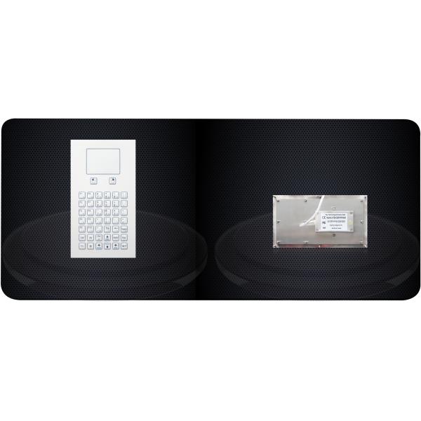 44 Keys Industrial Membrane Keyboard IP65 Dynamic With Ruggedized Touchpad