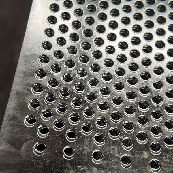 1.2mm Thick Silver Galvanized Perforated Metal Sheet Industrial Grade