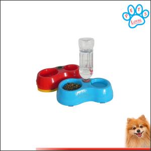 China Free Shipping Dual Port Dog and cat Automatic Water Dispenser Feeder Utensils Bowl on sale