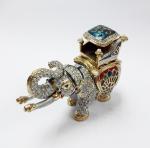 Elephant jewelry boxes rhinestone animal gift box for jewelry wedding gift