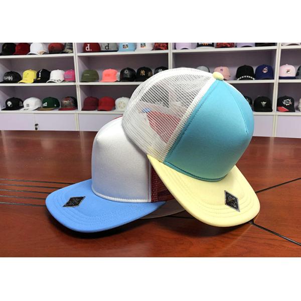 Flat Bill 6 Panel Mens Flat Brim Snapback Hats 3D Embroidery Custom Logo Embroidered