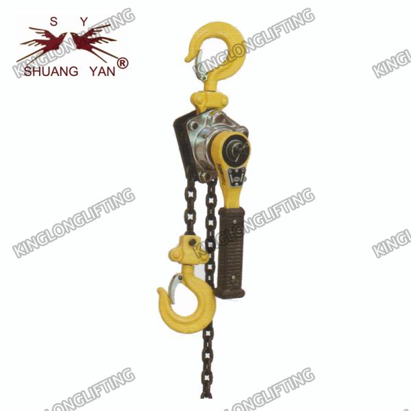 0.25 Ton Double Ratchet Pawl Aluminum Lever Chain Hoist With Tool Bag