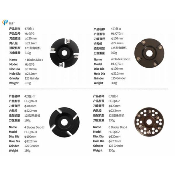 Aluminum Alloy Cow Hoof Grinder Disc Cutting With 4-6 Blades