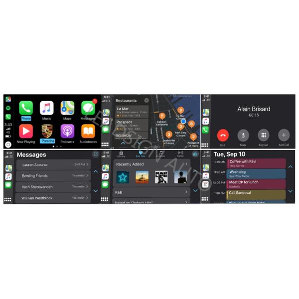 Macan 2016 PCM3.1 PORSCHE Multimedia Interface , CarPlay Android Auto Interface