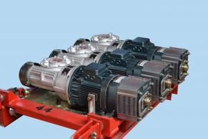 China 380V 11kw 3 Phase Induction Electric Motor Gearbox With Electromagnetic Braking on sale