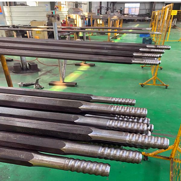 Top Hammer Rock Drilling Pipe Mining Machine Parts T45 Thread Extension Drilling Rod