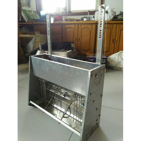 Double Sided Automatic Pig Feeder Pig Feeding Trough With Water Nipple