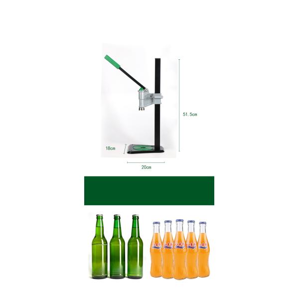 Soft Drink Benchtop Bottle Capper , Kitchen Beer Bottle Crimper Long Lasting Metal