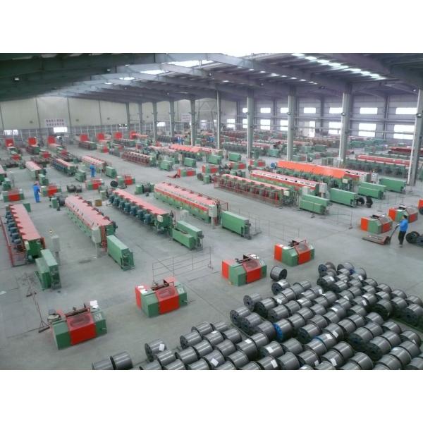 CO2 Gas Shielded Wire Drawing Equipment , Electrical Welding Electrode Making Machine LZ10--560